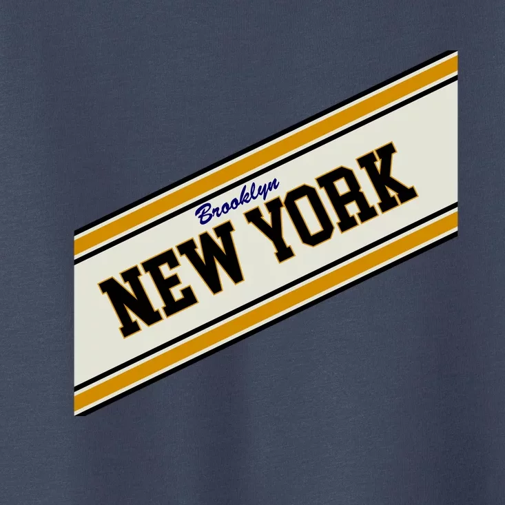 Brooklyn New York Varsity Logo Toddler T-Shirt