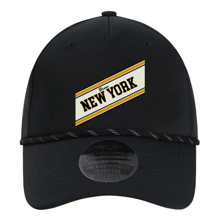 Bronx New York Varsity Logo Performance The Dyno Cap