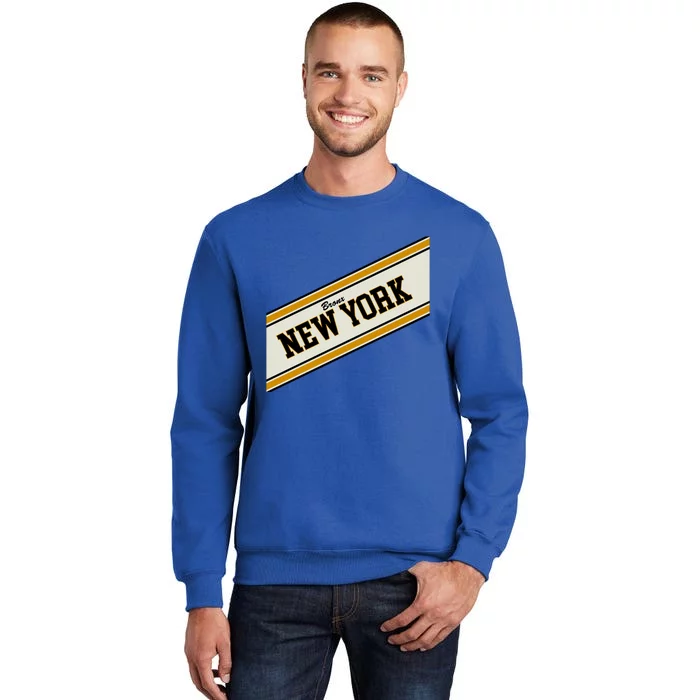 Bronx New York Varsity Logo Tall Sweatshirt