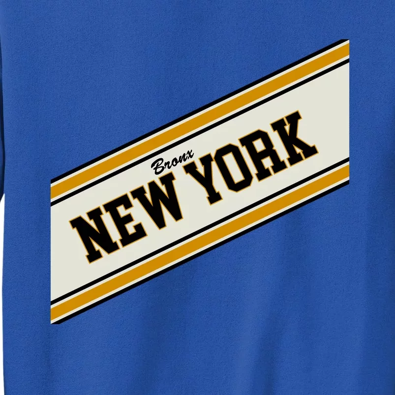 Bronx New York Varsity Logo Tall Sweatshirt