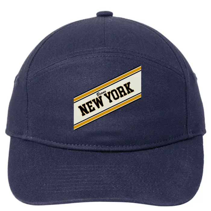 Bronx New York Varsity Logo 7-Panel Snapback Hat