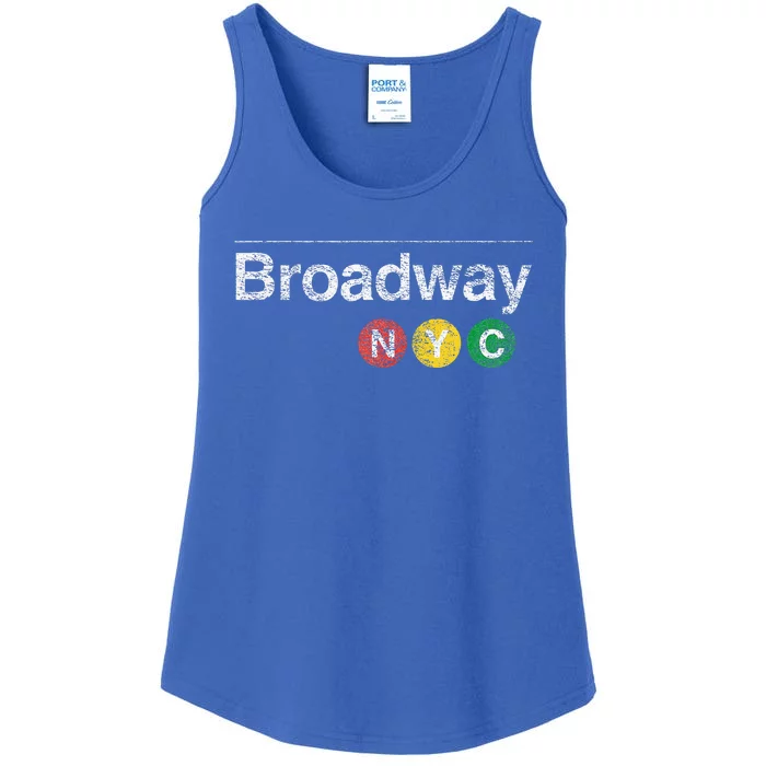 BROADWAY New York NYC Worn Design Ladies Essential Tank