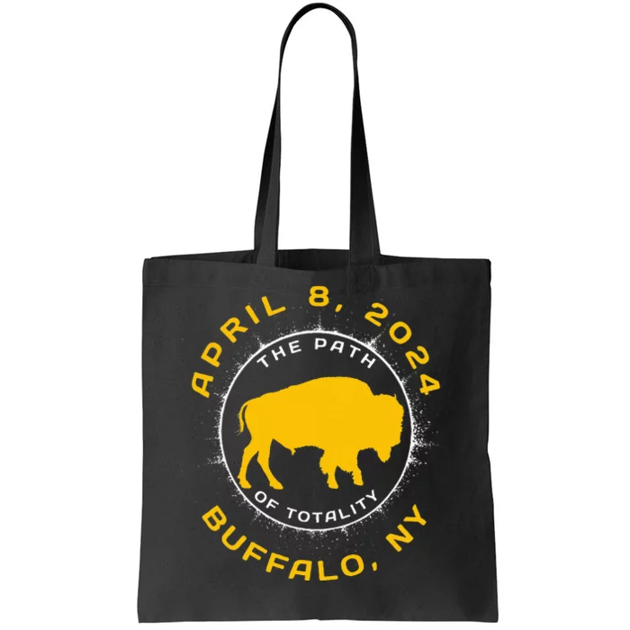 Buffalo New York Solar Eclipse April 8 2024 Totality Tote Bag