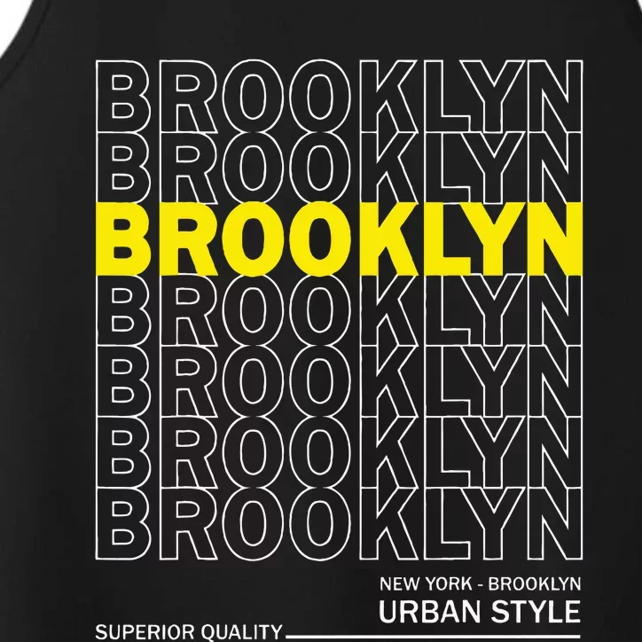 Brooklyn New York Urban Style Performance Tank