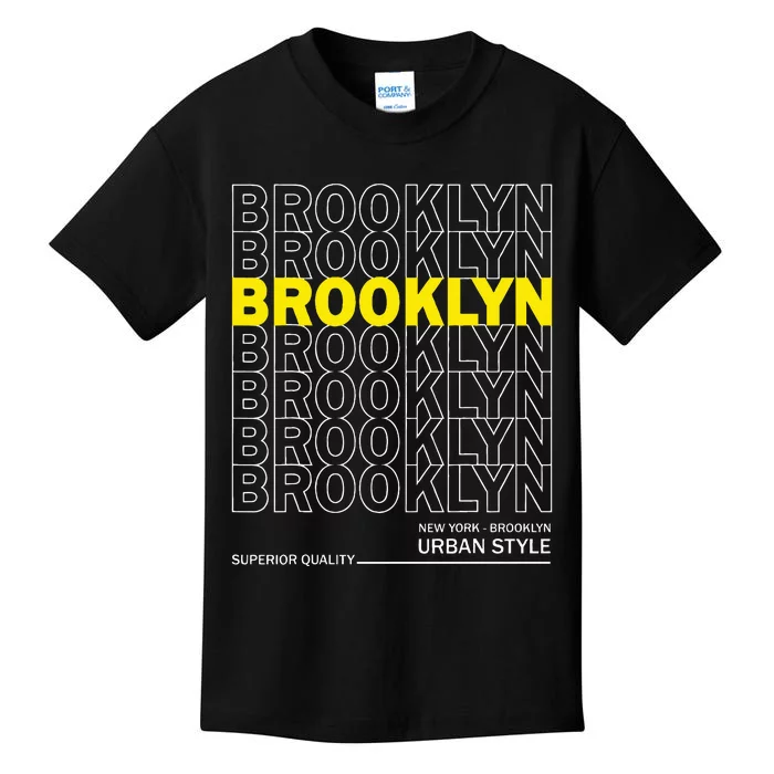 Brooklyn New York Urban Style Kids T-Shirt