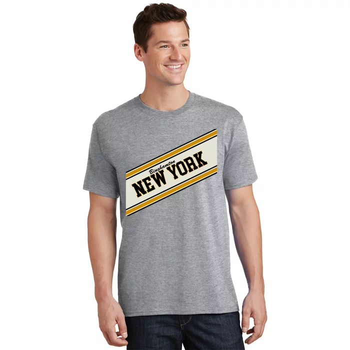 Binghamton New York Varsity Logo T-Shirt