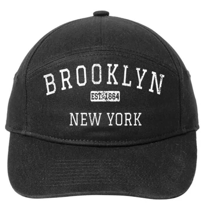 Brooklyn New York Ny Vintage 7-Panel Snapback Hat