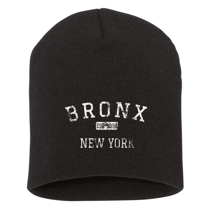 Bronx New York Ny Short Acrylic Beanie