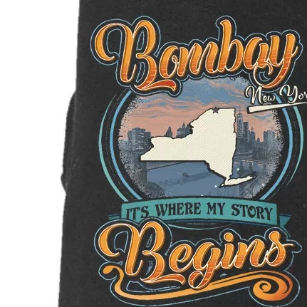 Bombay New York Hometown My Story Begins Doggie 3-End Fleece Hoodie