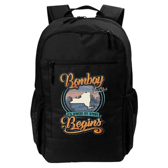 Bombay New York Hometown My Story Begins Daily Commute Backpack