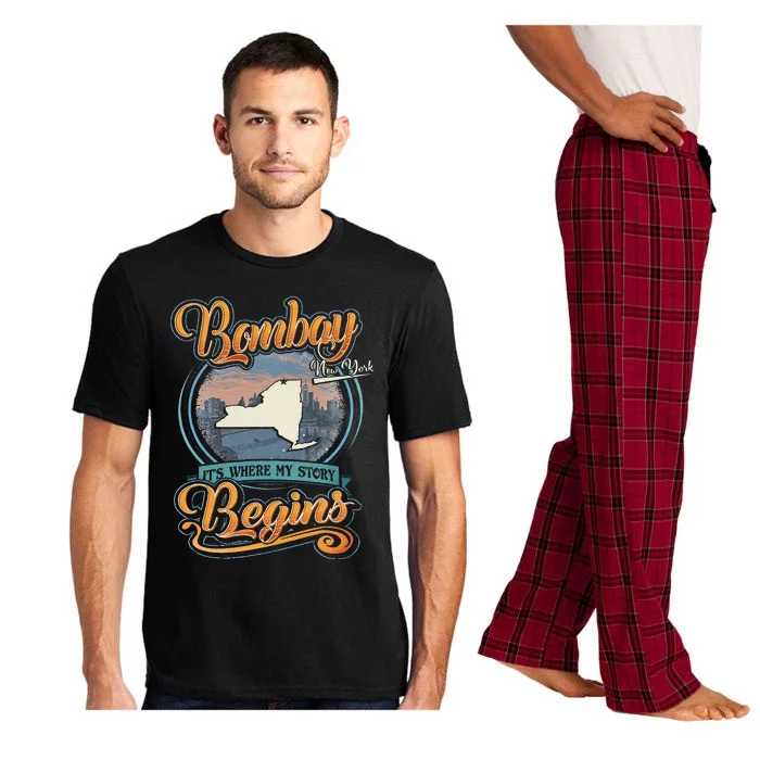 Bombay New York Hometown My Story Begins Pajama Set