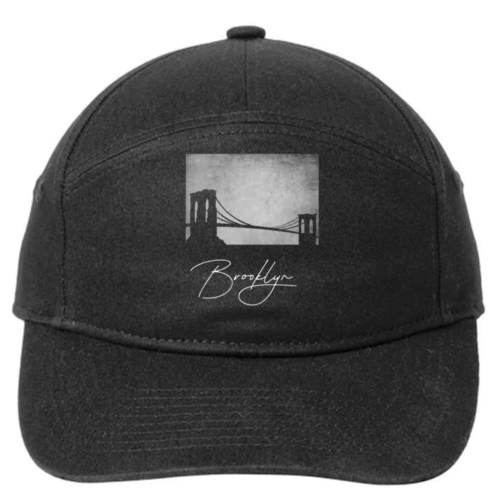 Brooklyn New York City 7-Panel Snapback Hat