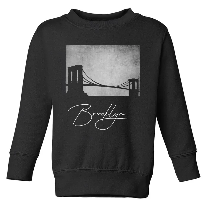 Brooklyn New York City Toddler Sweatshirt