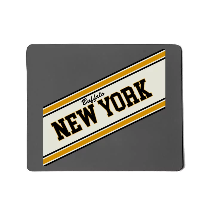 Buffalo New York Varsity Logo Mousepad