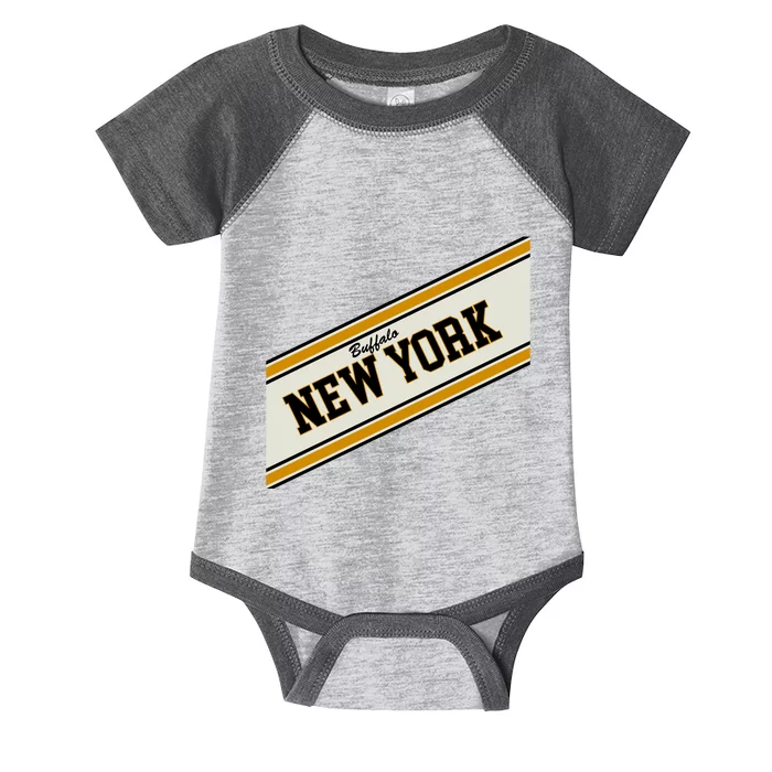 Buffalo New York Varsity Logo Infant Baby Jersey Bodysuit