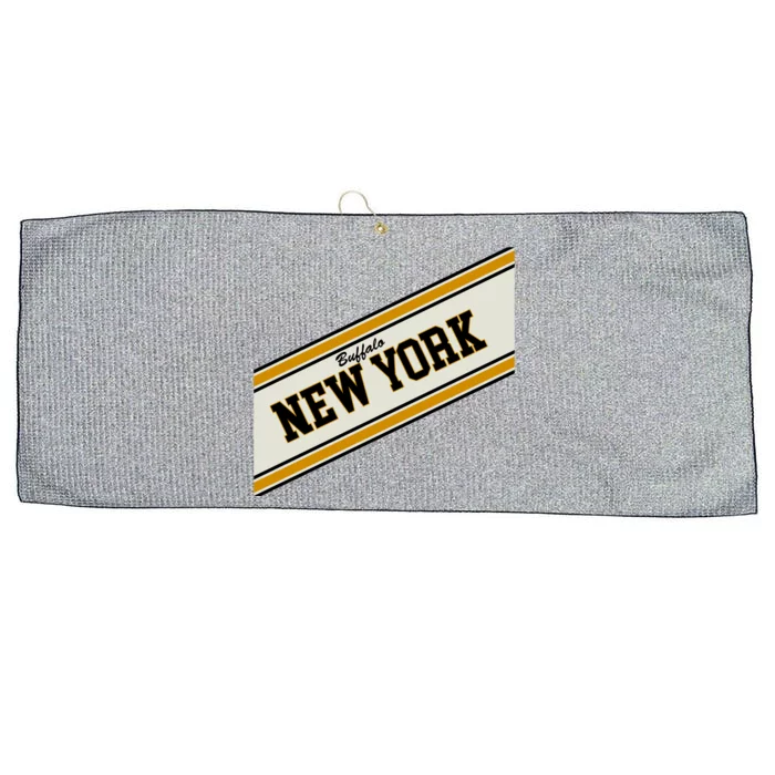 Buffalo New York Varsity Logo Large Microfiber Waffle Golf Towel