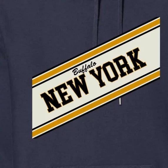 Buffalo New York Varsity Logo Premium Hoodie