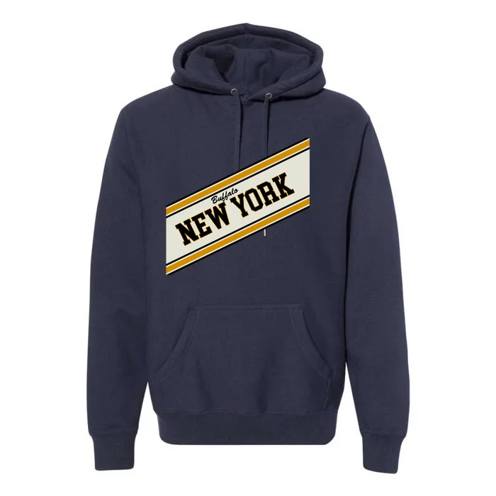 Buffalo New York Varsity Logo Premium Hoodie