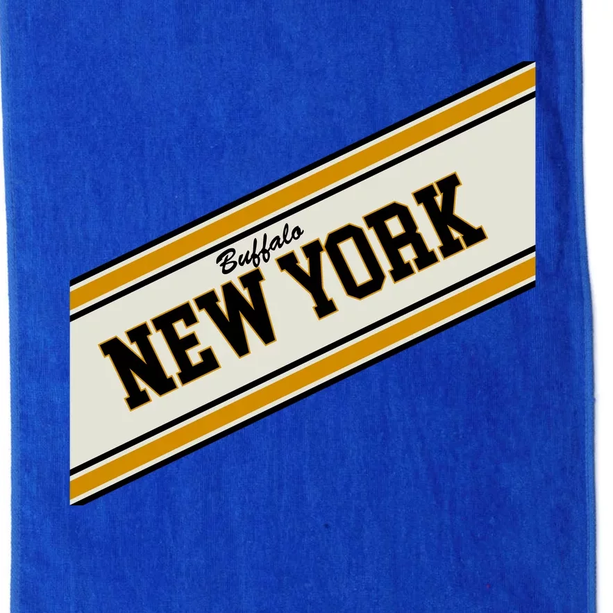 Buffalo New York Varsity Logo Platinum Collection Golf Towel