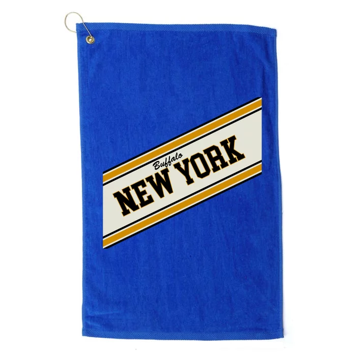 Buffalo New York Varsity Logo Platinum Collection Golf Towel