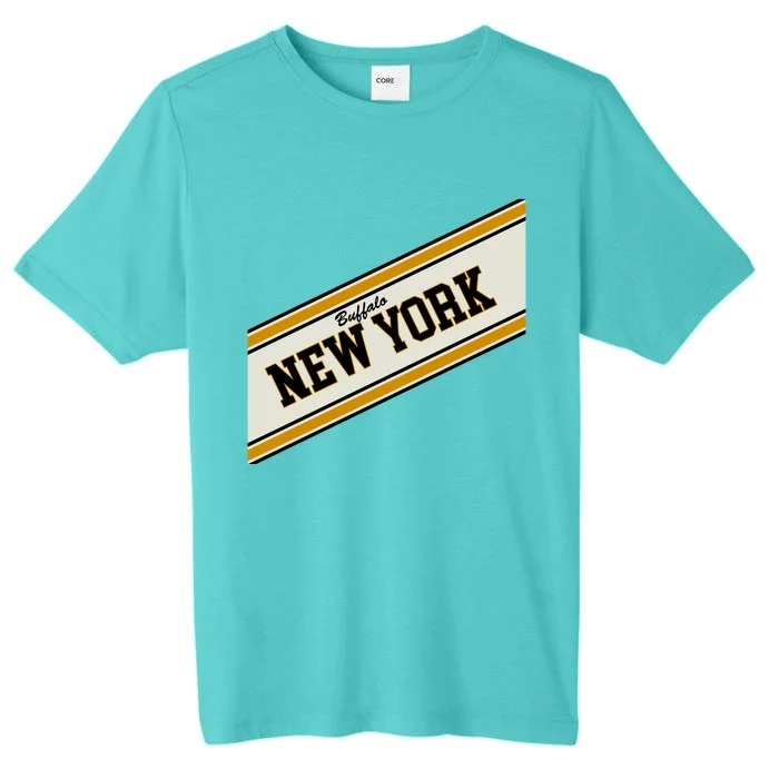 Buffalo New York Varsity Logo ChromaSoft Performance T-Shirt