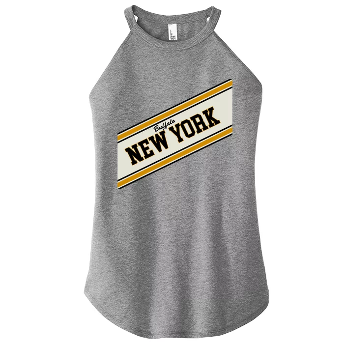 Buffalo New York Varsity Logo Women’s Perfect Tri Rocker Tank