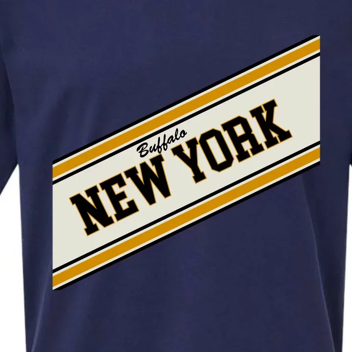 Buffalo New York Varsity Logo Sueded Cloud Jersey T-Shirt