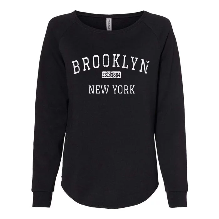 Brooklyn New York Ny Vintage Womens California Wash Sweatshirt