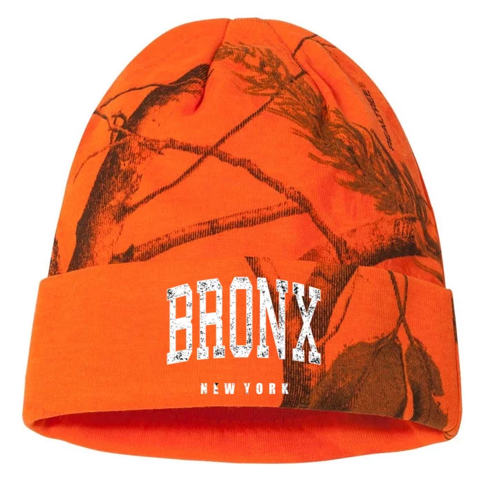 Bronx New York Vintage Kati - 12in Camo Beanie