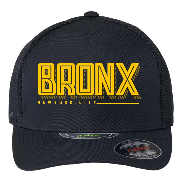 Bronx New York City Logo Flexfit Unipanel Trucker Cap