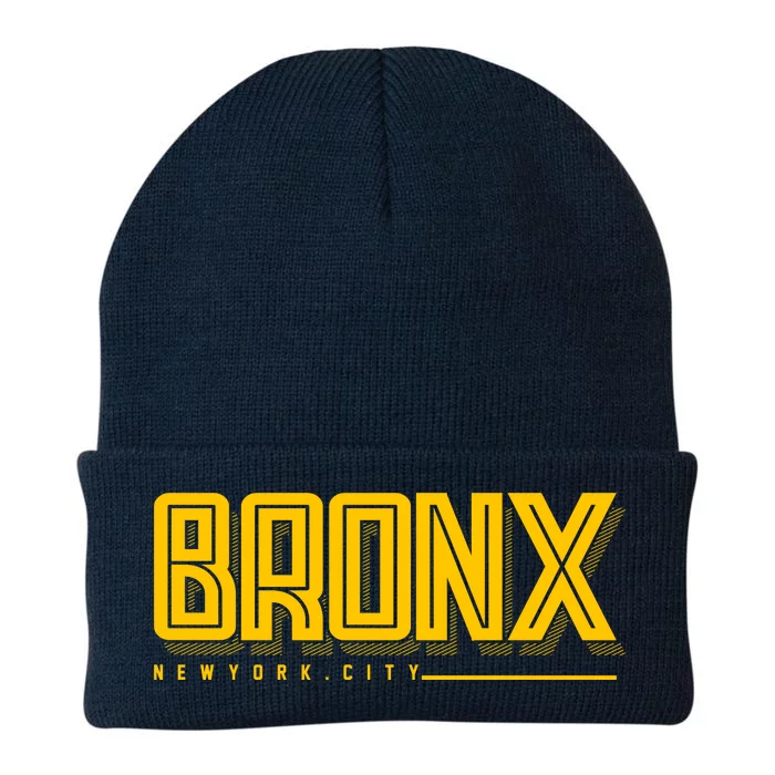 Bronx New York City Logo Knit Cap Winter Beanie