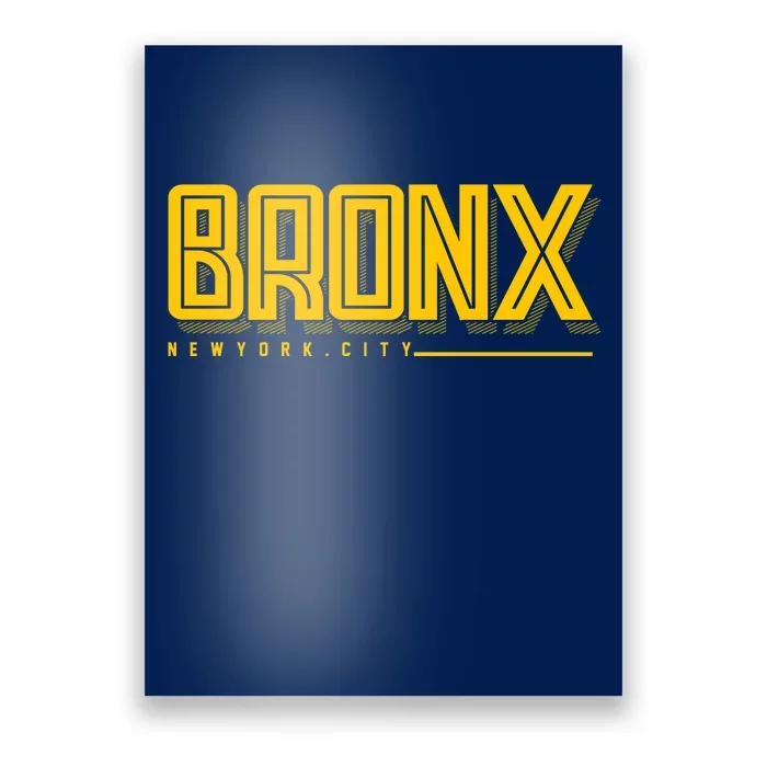 Bronx New York City Logo Poster