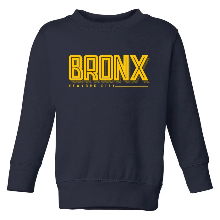 Bronx New York City Logo Toddler Sweatshirt