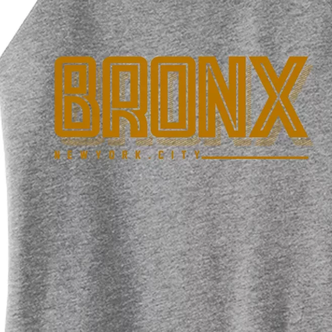 Bronx New York City Logo Women’s Perfect Tri Rocker Tank