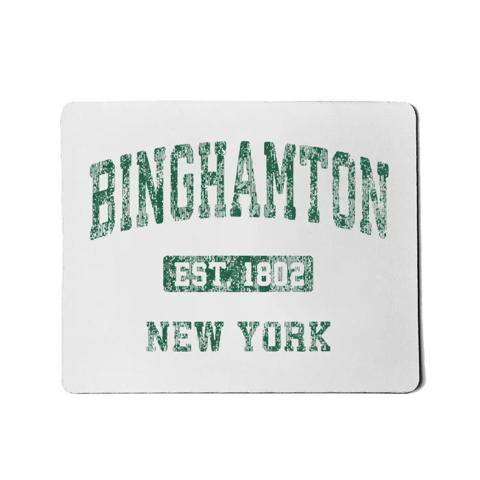 Binghamton New York Ny Vintage Athletic Mousepad