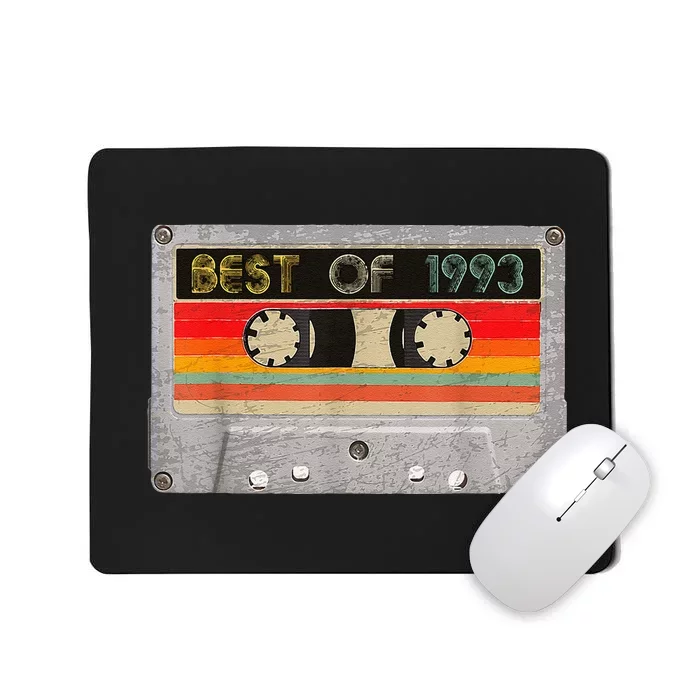 Best Of 1993 30th Birthday Gift Cassette Tape Vintage Mousepad