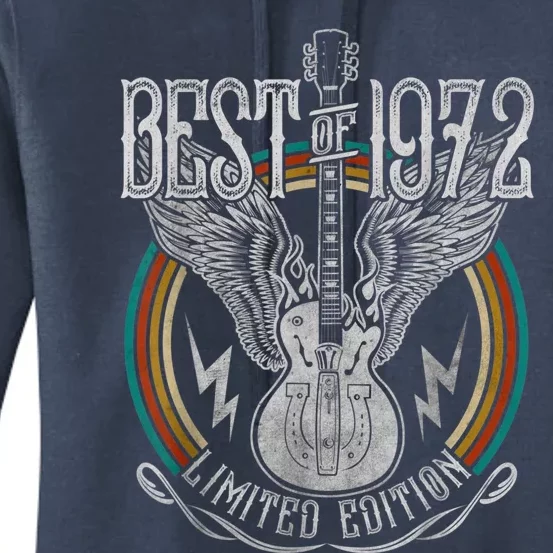 Best Of 1972 Limited Edition 50th Birthday 50 Years Old Women's Pullover Hoodie