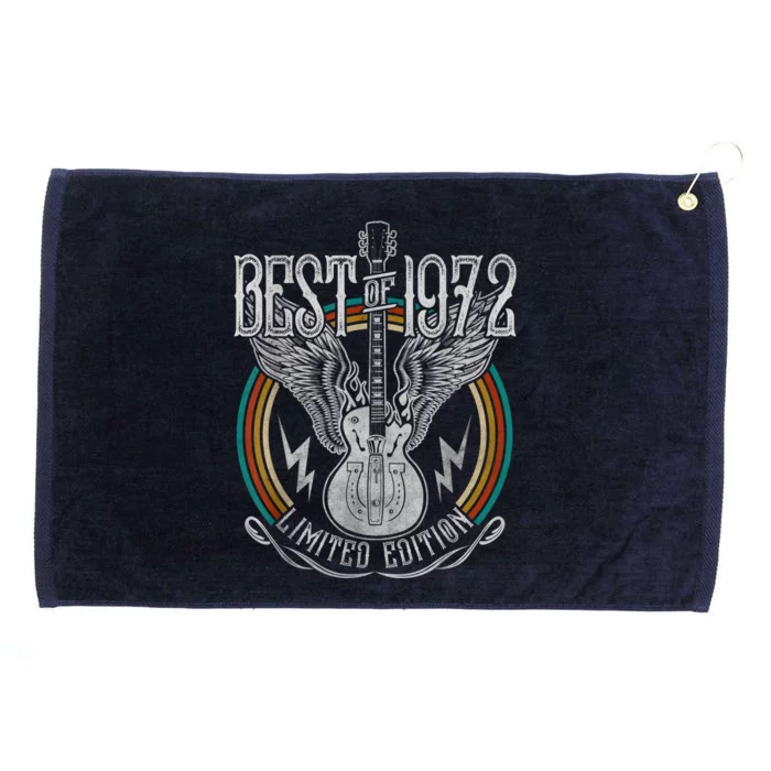 Best Of 1972 Limited Edition 50th Birthday 50 Years Old Grommeted Golf Towel