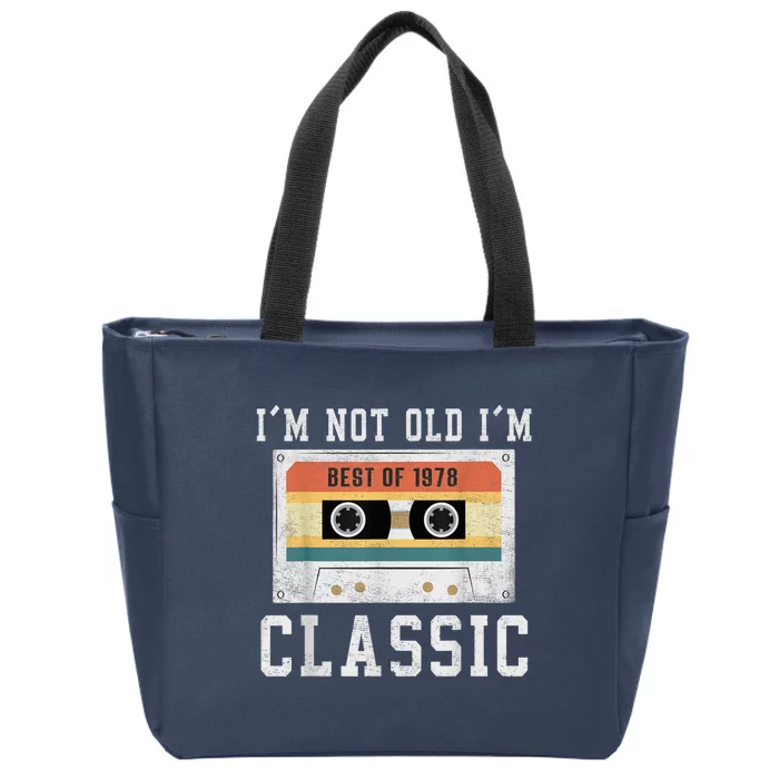 Best of 1978 45 Year Old Gifts  BDay 45th Birthday 1978 Zip Tote Bag