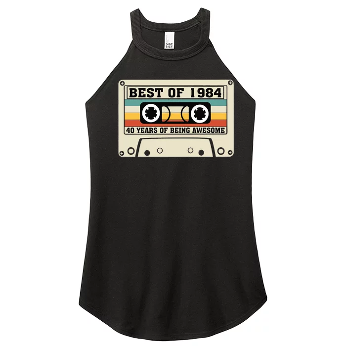 Best Of 1984 40th Present Women’s Perfect Tri Rocker Tank