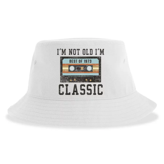 Best of 1973 50th Birthday Gifts BDay Sustainable Bucket Hat