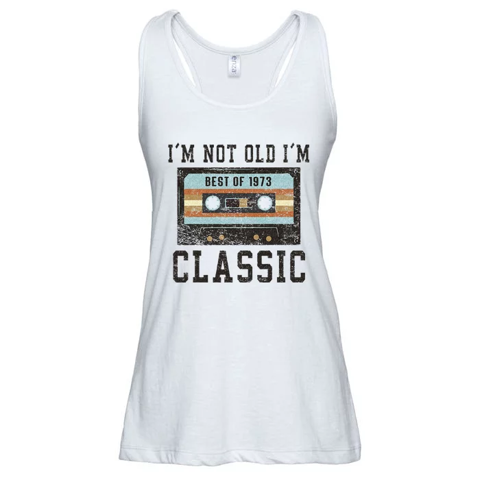 Best Of 1973 50th Birthday Gifts Men BDay 50 Birthday Ladies Essential Flowy Tank