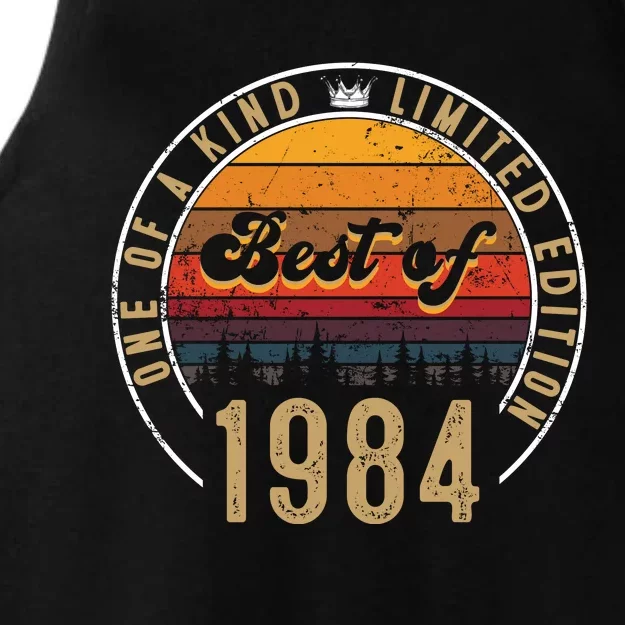 Best Of 1984 Birthday Gift 38 Years Old Ladies Tri-Blend Wicking Tank