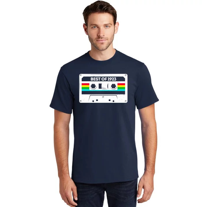 Best Of 1923 Retro 100th Birthday Mixtape Tall T-Shirt