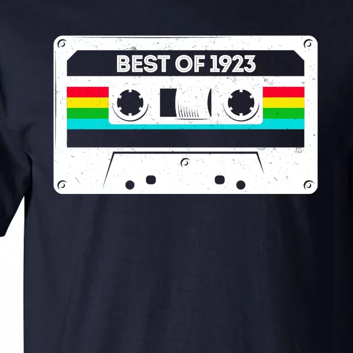 Best Of 1923 Retro 100th Birthday Mixtape Tall T-Shirt