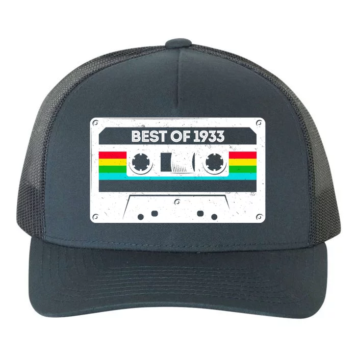 Best Of 1933 Retro 90th Birthday Mixtape Yupoong Adult 5-Panel Trucker Hat