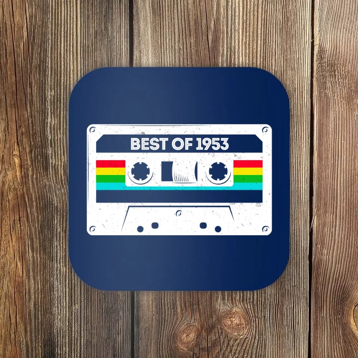 Best Of 1953 Retro 70th Birthday Mixtape Coaster