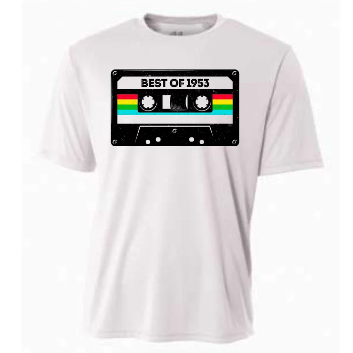 Best Of 1953 Retro 70th Birthday Mixtape Cooling Performance Crew T-Shirt