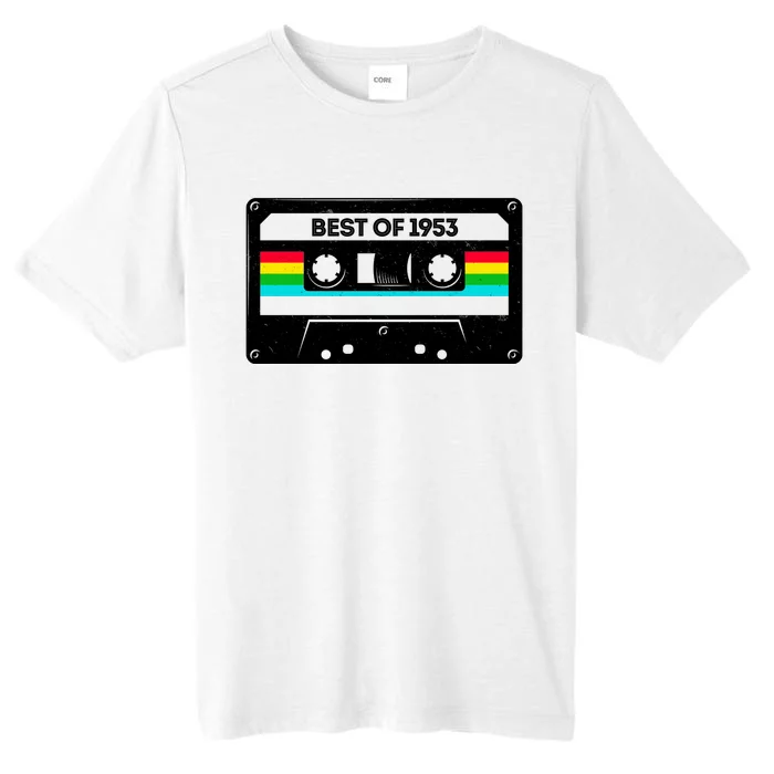 Best Of 1953 Retro 70th Birthday Mixtape ChromaSoft Performance T-Shirt