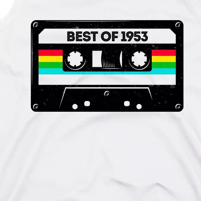 Best Of 1953 Retro 70th Birthday Mixtape Tank Top